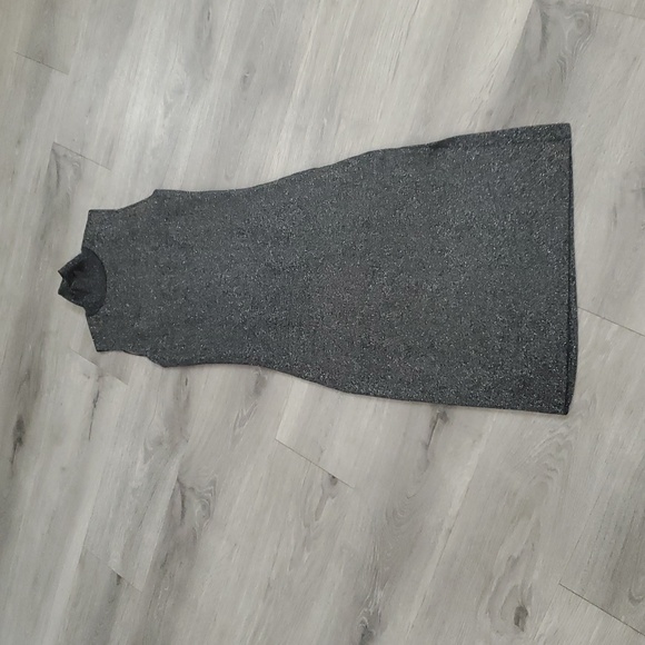 House Of Harlow 1960 Black Silver Lurex Knit Dress Xs In Great Condition - Picture 3 of 8